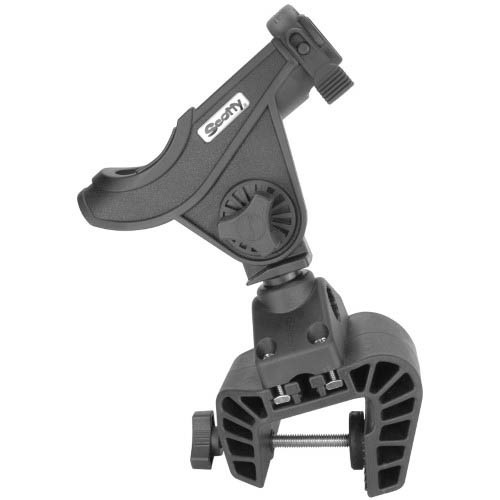 Scotty Baitcaster Rod Holder w/449 Clamp Mount Black