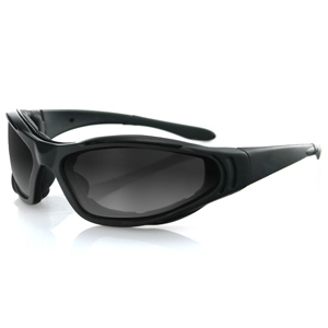 Bobster Raptor II Interchange Sunglasses Blk Frame 3 Lenses