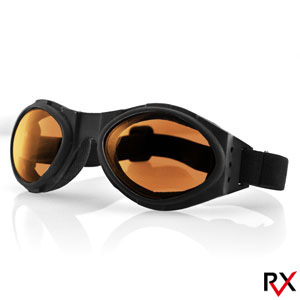 Bobster Bugeye Goggle Blk Frame Amber Lens