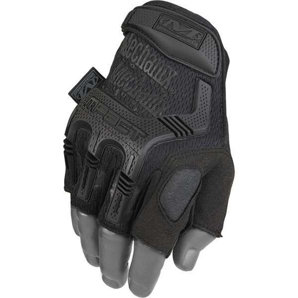 Mechanix M-Pact Fingerless Tactical Gloves Covert Black Med