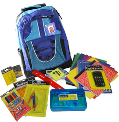 pre filled school backpacks