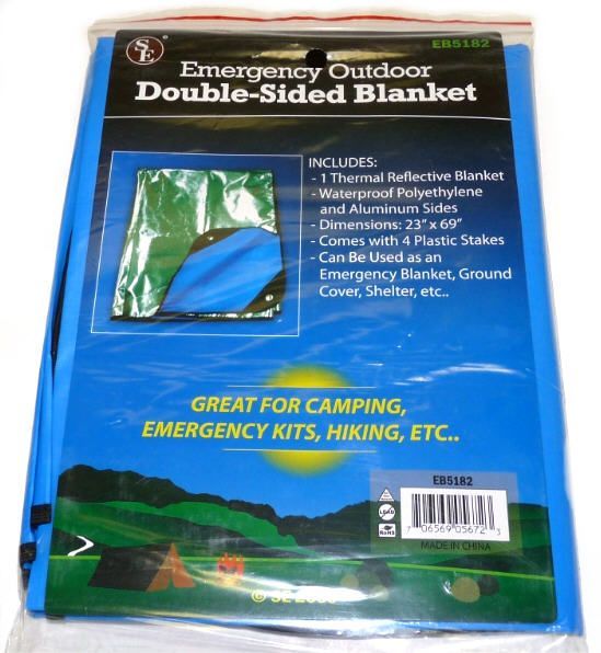 Emergency Outdoor Double Sided Blanket / Tent EB5182