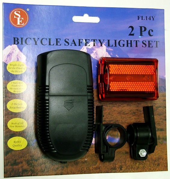 SALE Closeout Bicycle Safety Light Set FL14Y