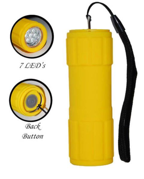 SALE Closeout Waterproof Shock resistant 7 LED Flashlight FL3031WSY