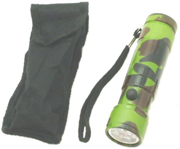 SALE Closeout 8 Bulb Led / LASER Flashlight FL3092C