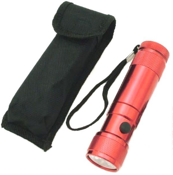 SALE Closeout 8 Bulb Led / LASER Flashlight FL3092R