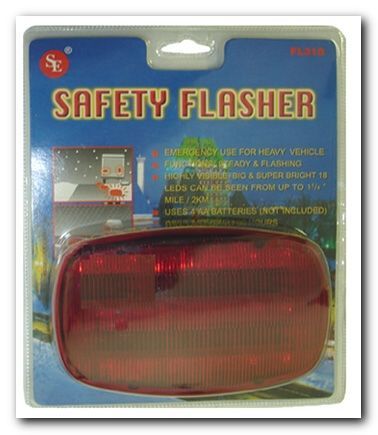 Safety Flasher 18 LED Bulbs FL318R