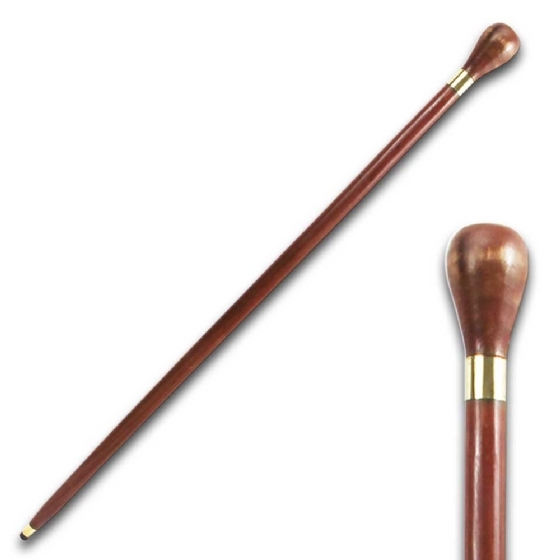 36 in Eucalyptus Wood Walking Cane SE7067