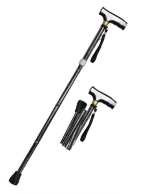 36 in Titanium Folding / Adjustable Walking Cane WS2111TT