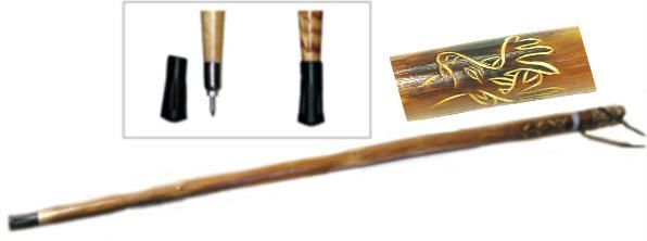 55in Deer Wooden Walking / Hiking Stick WS628-55D