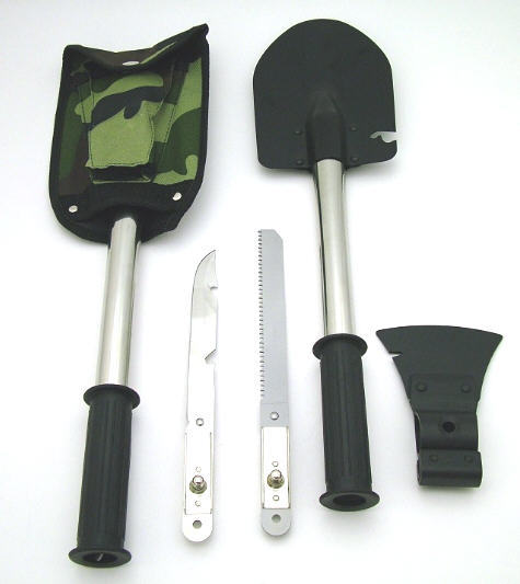 Axe / Shovel / Skinning Knife / Saw X-14